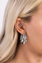 Load image into Gallery viewer, HOOP of the Day - Silver - Paparazzi Accessories