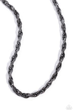 Load image into Gallery viewer, Braided Ballad - Black - Paparazzi Accessories