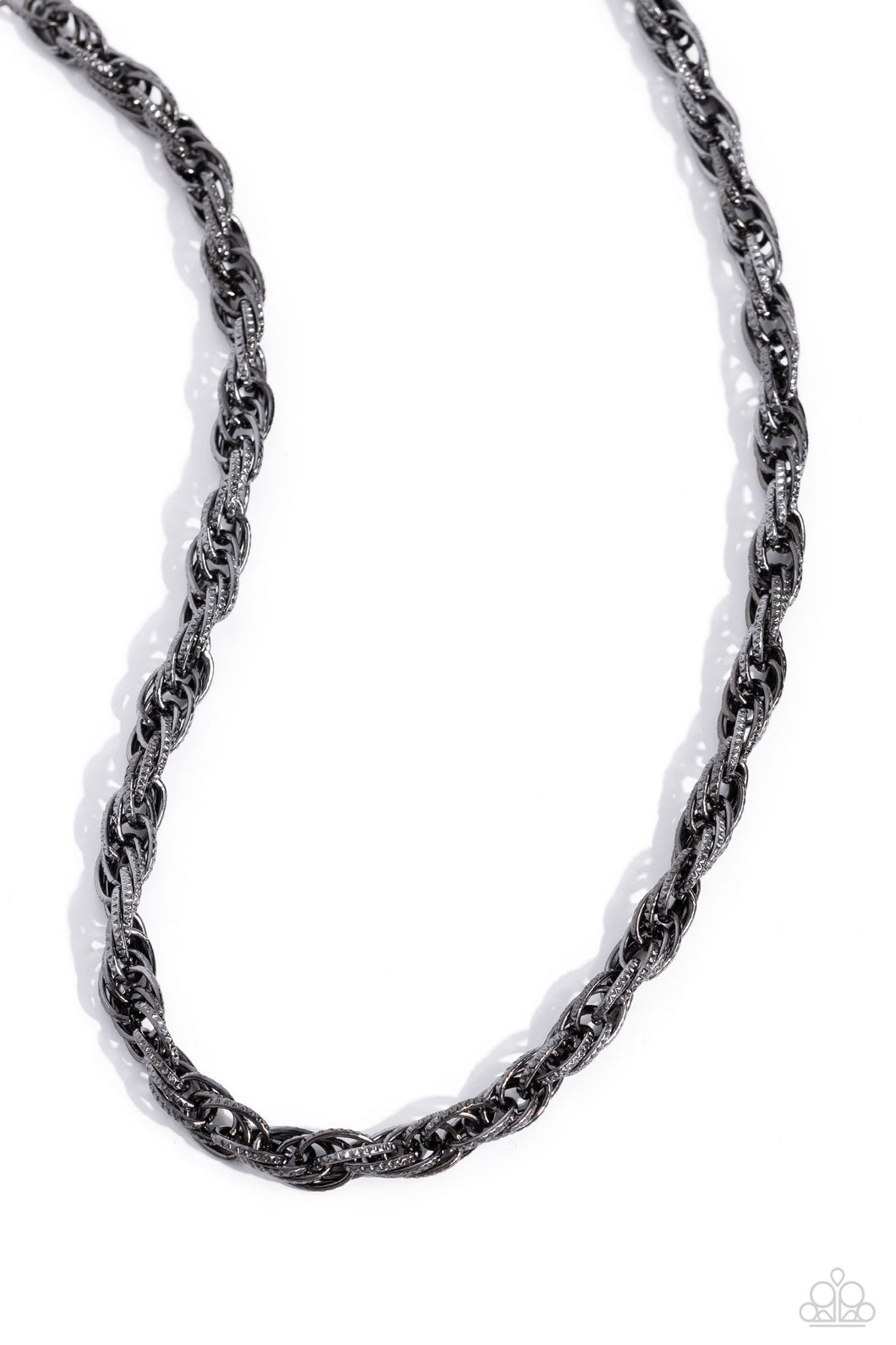 Braided Ballad - Black - Paparazzi Accessories
