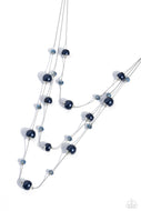 Glistening Gamut - Blue - Paparazzi Accessories