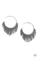 Tailored Tassel - Silver - Paparazzi Accessories