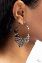 Load image into Gallery viewer, Tailored Tassel - Silver - Paparazzi Accessories