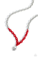 Locked Down - Locked and Loved - Red - Paparazzi Accessories