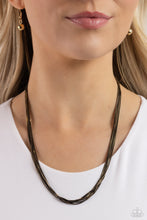 Load image into Gallery viewer, Salvaging Sass - Black - Paparazzi Accessories