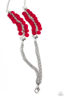 Shell Sensation - Red - Paparazzi Accessories