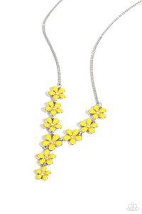 Flowering Feature - Yellow - Paparazzi Accessories