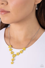 Load image into Gallery viewer, Flowering Feature - Yellow - Paparazzi Accessories
