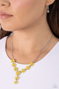 Flowering Feature - Yellow - Paparazzi Accessories