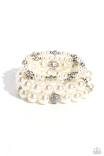 Load image into Gallery viewer, Vastly Vintage - White - Paparazzi Accessories
