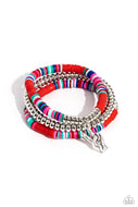 Peaceful Potential - Red - Paparazzi Accessories