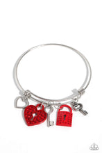 Load image into Gallery viewer, Locked Legacy - Red - Paparazzi Accessories