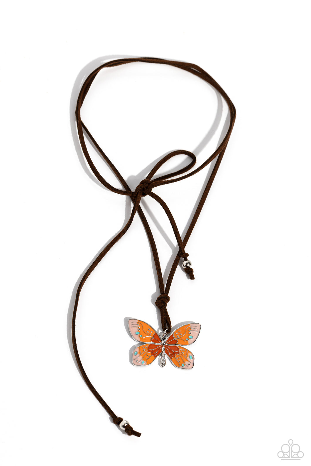 Winged Wanderer - Orange - Paparazzi Accessories
