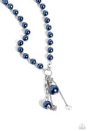 White Collar Welcome - Blue - Paparazzi Accessories