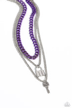 Load image into Gallery viewer, Locked Labor - Purple - Paparazzi Accessories