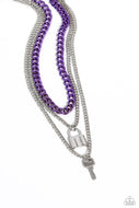 Locked Labor - Purple - Paparazzi Accessories