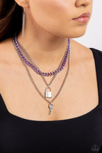Load image into Gallery viewer, Locked Labor - Purple - Paparazzi Accessories
