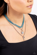 Load image into Gallery viewer, Locked Labor - Blue - Paparazzi Accessories