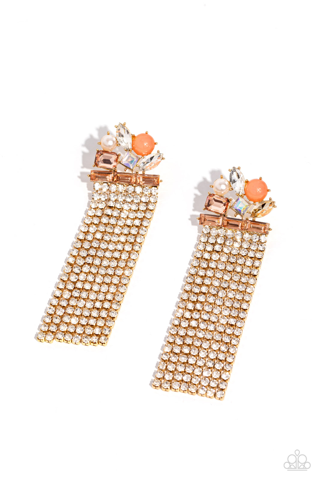 Horizontal Hallmark - Gold - Paparazzi Accessories