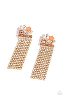 Horizontal Hallmark - Gold - Paparazzi Accessories