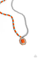 Contrasting Candy - Orange - Paparazzi Accessories