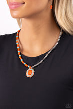 Load image into Gallery viewer, Contrasting Candy - Orange - Paparazzi Accessories