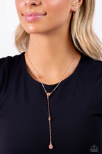 Load image into Gallery viewer, Lavish Lariat - Copper - Paparazzi Accessories