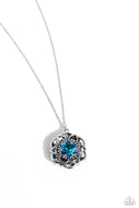 Flowering Fantasy - Blue - Paparazzi Accessories