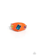 Blinding Behavior - Orange - Paparazzi Accessories