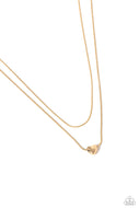 Sweetheart Series - Gold - Paparazzi Accessories
