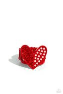 Hometown Heart - Red - Paparazzi Accessories