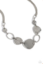 Load image into Gallery viewer, Asymmetrical Attention - White - Paparazzi Accessories