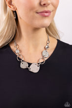 Load image into Gallery viewer, Asymmetrical Attention - White - Paparazzi Accessories