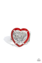 Load image into Gallery viewer, Hallmark Heart - Red - Paparazzi Accessories