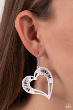 Load image into Gallery viewer, Embellished Emeralds - White - Paparazzi Accessories