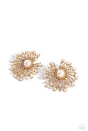 Fancy Fireworks - Gold - Paparazzi Accessories