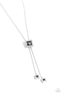 I Solemnly SQUARE - Silver - Paparazzi Accessories