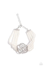 Load image into Gallery viewer, Regal Rose - White - Paparazzi Accessories