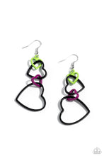 Load image into Gallery viewer, Cascading Crush - Black - Paparazzi Accessories
