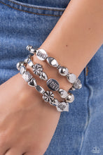 Load image into Gallery viewer, Enchanting Emotion - Silver - Paparazzi Accessories
