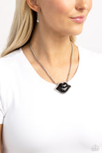 Load image into Gallery viewer, Lip Locked - Black - Paparazzi Accessories