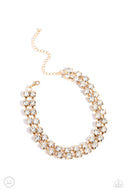 Glistening Gallery - Gold - Paparazzi Accessories