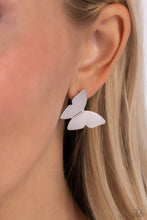 Load image into Gallery viewer, Butterfly Beholder - Silver - Paparazzi Accessories