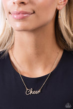 Load image into Gallery viewer, Cheer Squad - Gold - Paparazzi Accessories