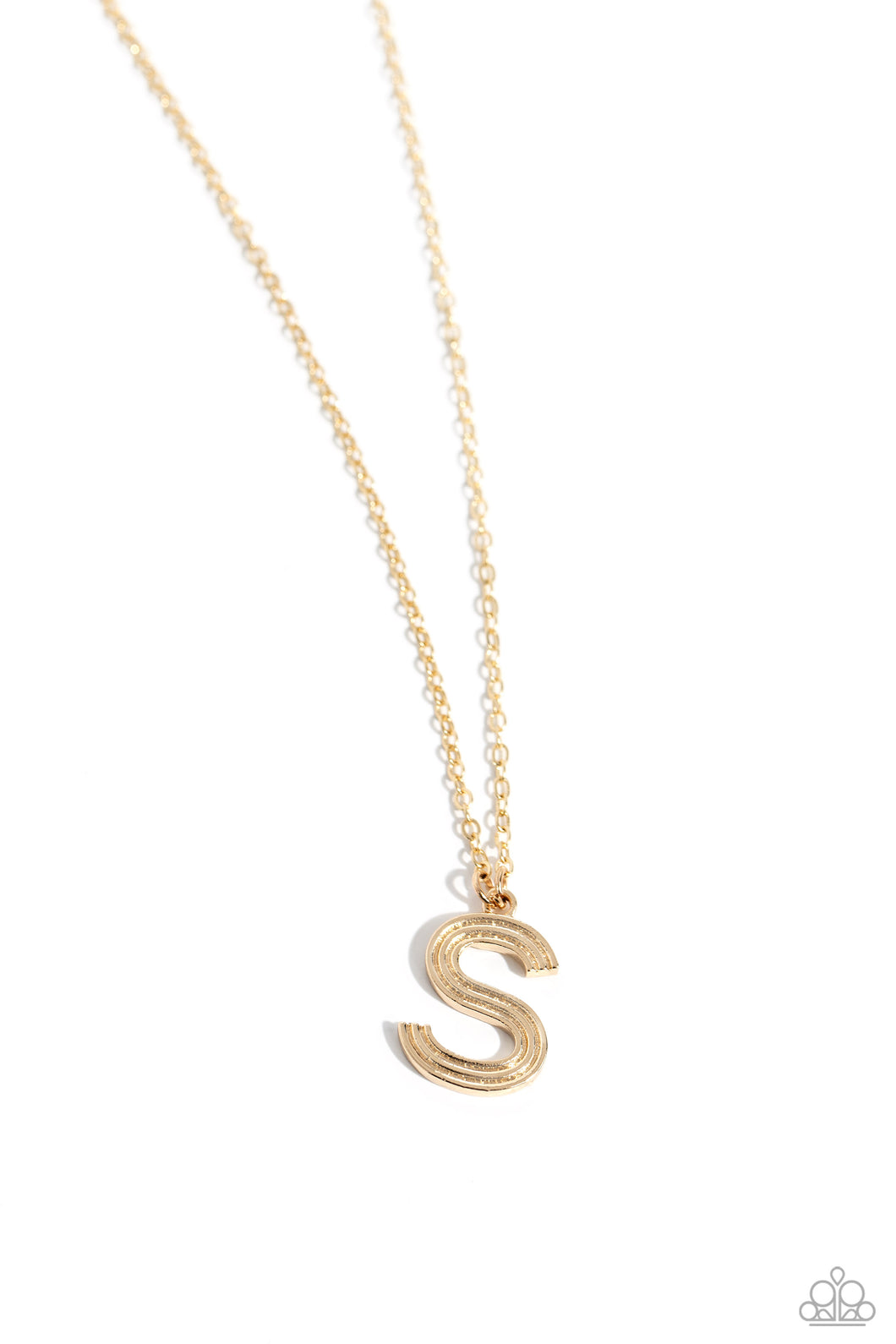 Leave Your Initials - Gold - S - Paparazzi Accessories