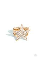 Star Pizzazz - Gold - Paparazzi Accessories