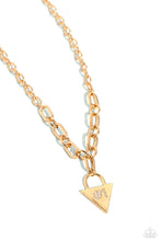 Load image into Gallery viewer, Your Number One Follower - Gold - Paparazzi Accessories
