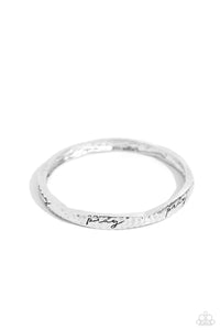 Pray, He is There - Silver - Paparazzi Accessories