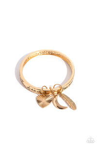 Free-Spirited Fantasy - Gold - Paparazzi Accessories