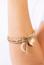 Load image into Gallery viewer, Free-Spirited Fantasy - Gold - Paparazzi Accessories