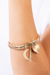 Free-Spirited Fantasy - Gold - Paparazzi Accessories